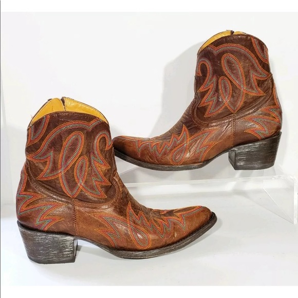 Old Gringo Shoes Old Gringo Ankle Bootie Western Boot Cowboy Sz 7